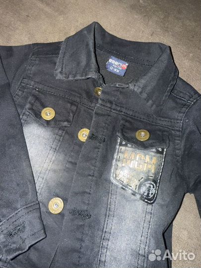 Джинсовый костюм детский