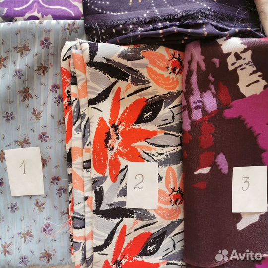 Ткани на платье, блузку