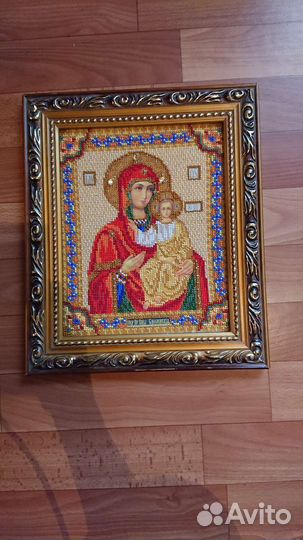 Икона из бисера