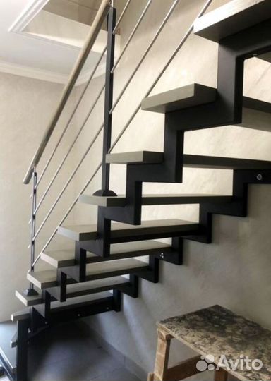 Лестница в стиле лофт