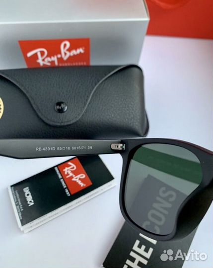 Очки ray ban wayfarer 4138 зеленые