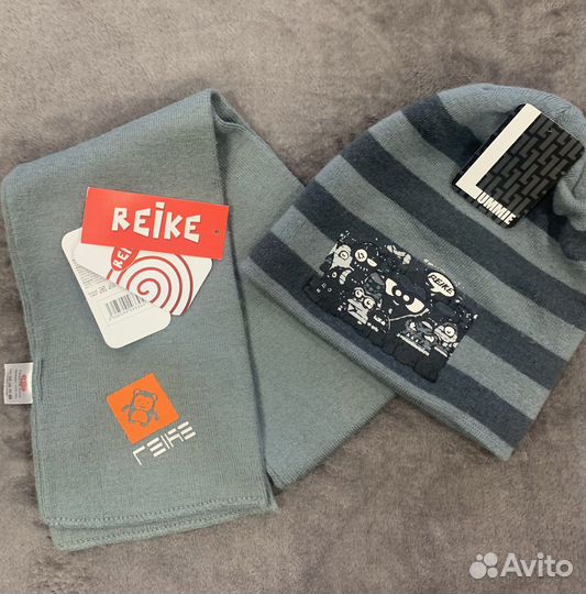 Зимний комплект шапка Lummie и шарф reike