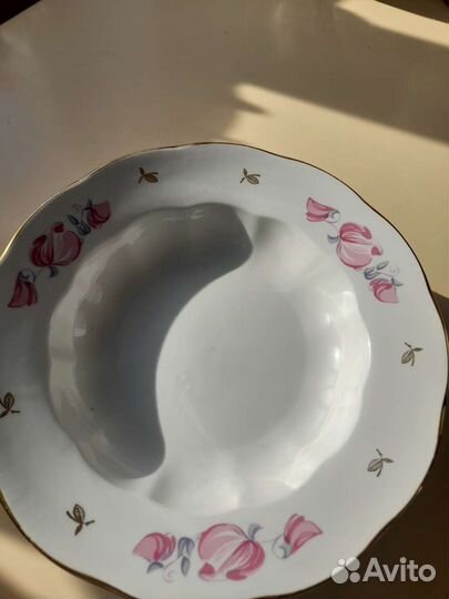 Тарелки глубокие ссср,Рижский фарфоровый завод