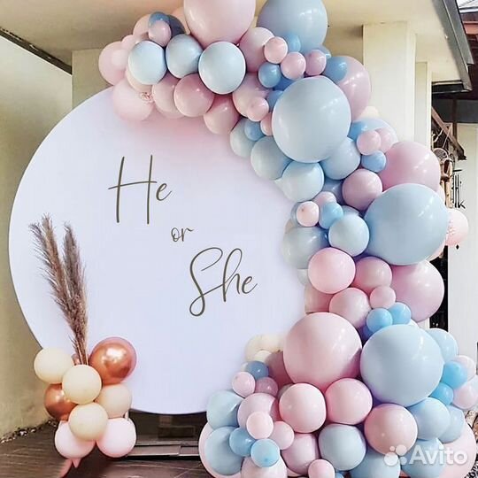 Фотозона на гендер пати в аренду