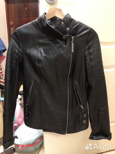 Куртка кожаная philipp plein