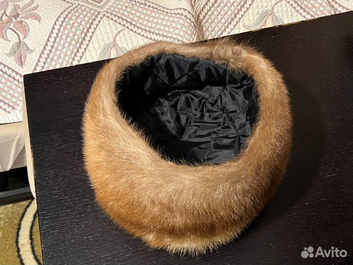 Шапка норковая женская