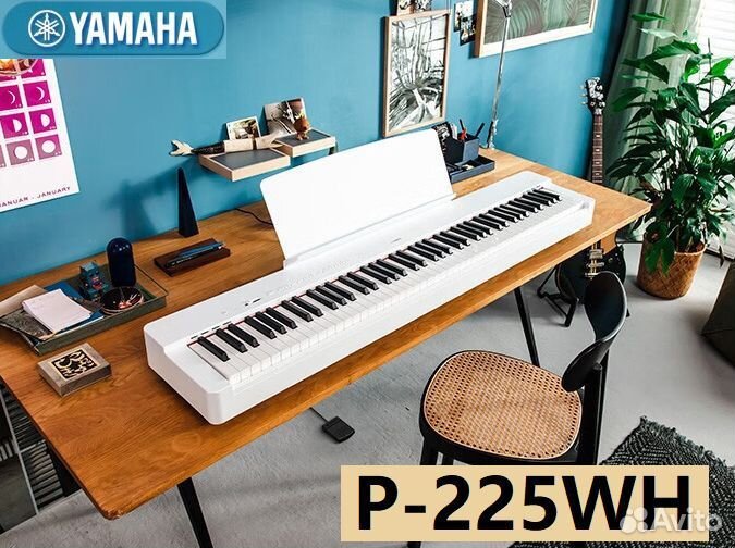 Yamaha P-225WH (обнов-я P-125) артикул MP27