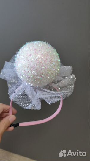 Ободок бусинки конфетки