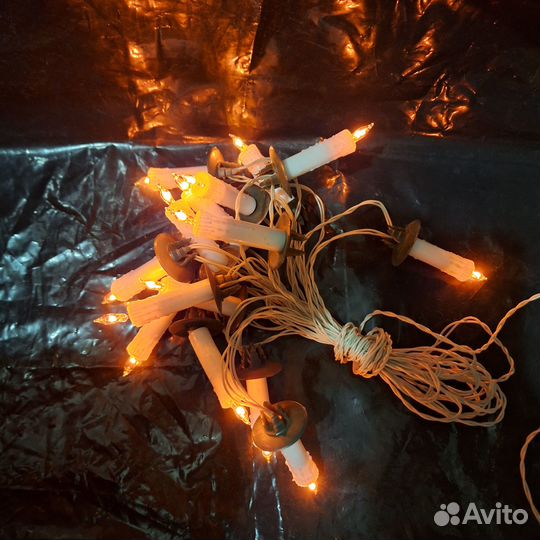 Гирлянда СССР электрическая 