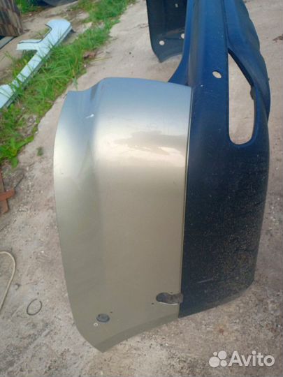 Бампер задний Mitsubishi Pajero Montero Sport