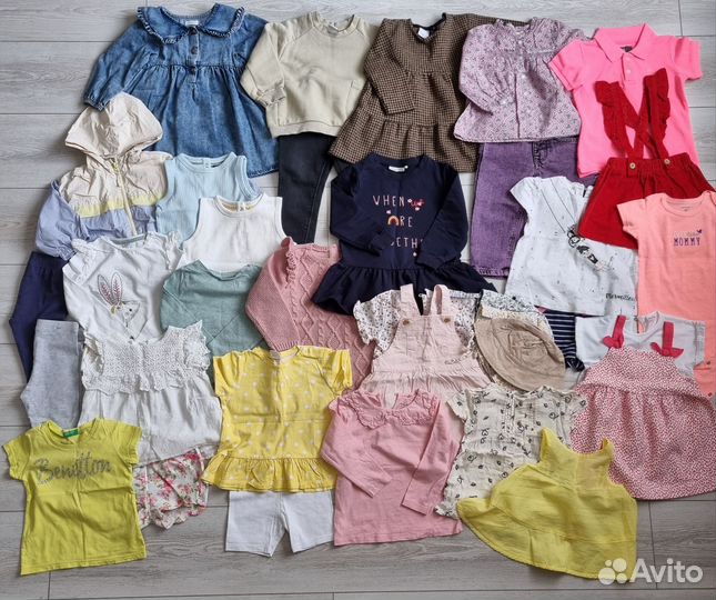 Одежда для девочки 86р. zara, hm, mothercare