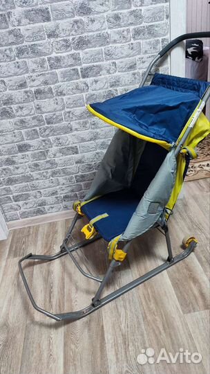 Детские санки коляска бу