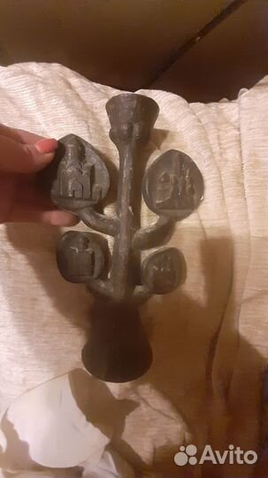 Подсвечник бронза СССР