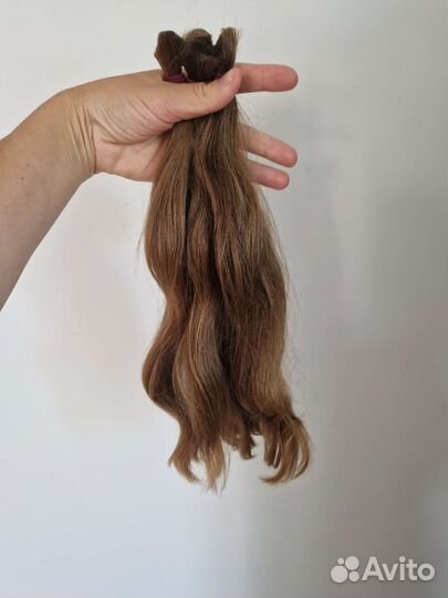 Волосы натуральные срез