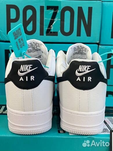 Air Force 1 Черно-белые Оригинал Poizon