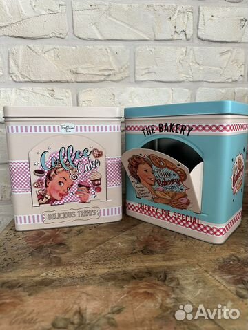 Банка для хранения в стиле ретро