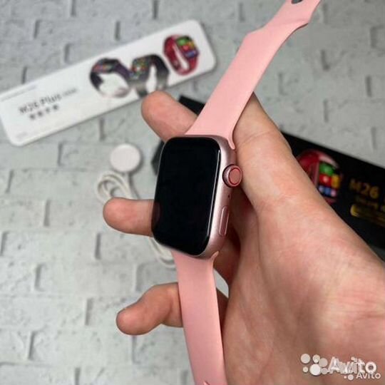 Apple watch 6 44mm M26 Plus Розовые
