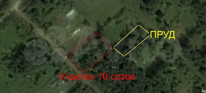 Участок 10 сот. (СНТ, ДНП)