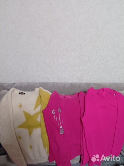 Детские вещи пакетом на девочку 122-134 см
