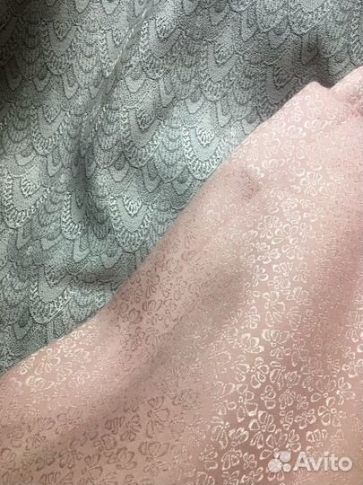 Ткань СССР, вискозный шёлк разный