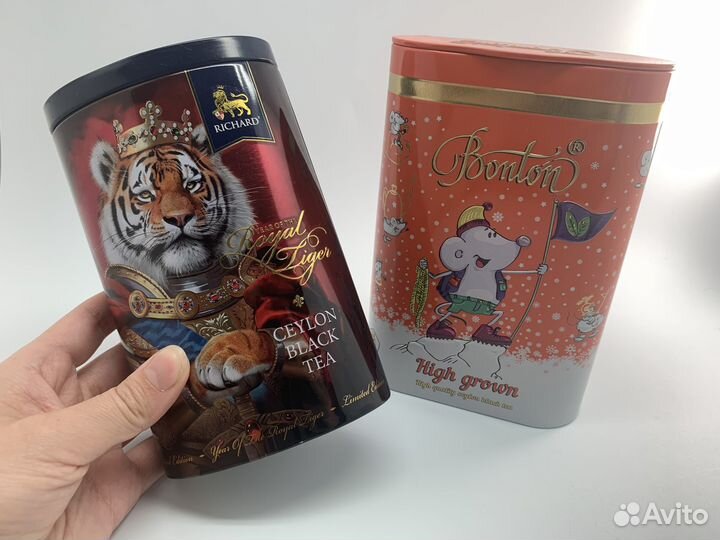 Металлическая коробка жестяная коробка из под чая