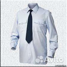 Рубашка полиции белая, новая