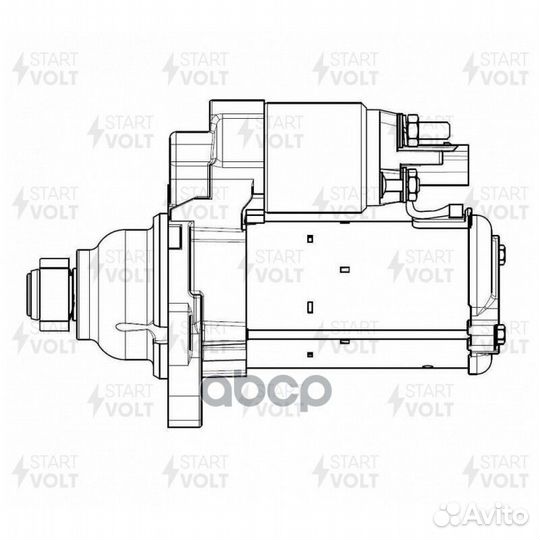 Стартер для а/м VAG Polo Sedan (10) /Tiguan (16