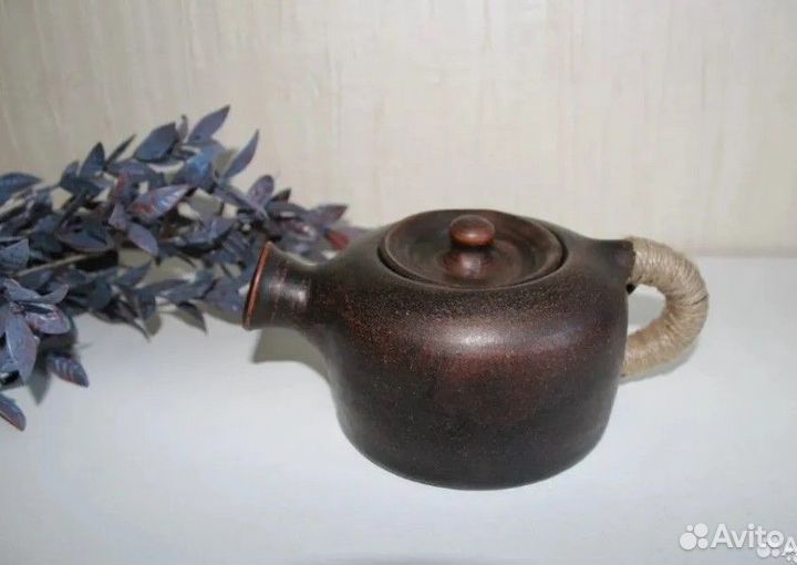 Чайник заварочный глиняный новый