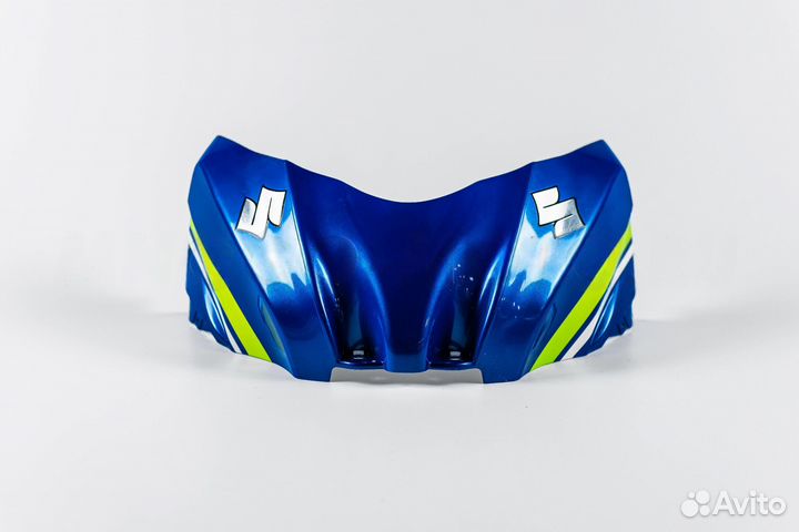Накладка на бак GSX-R1000 2009-2016 синяя с наклейкой