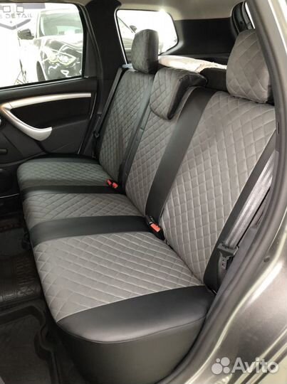 Установка автомобильных чехлов с подшивом