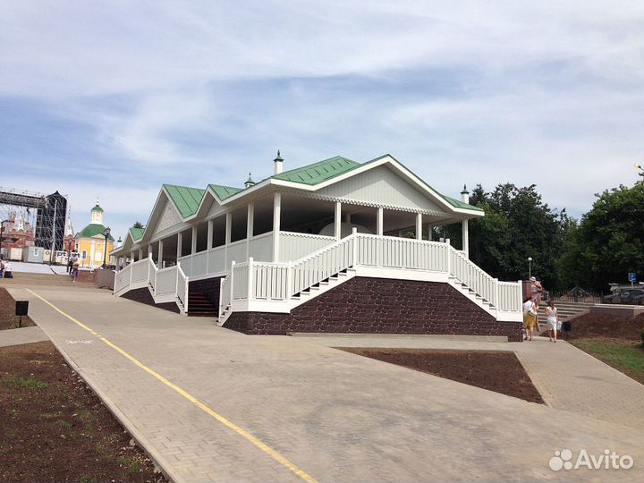 Павильон каркасный