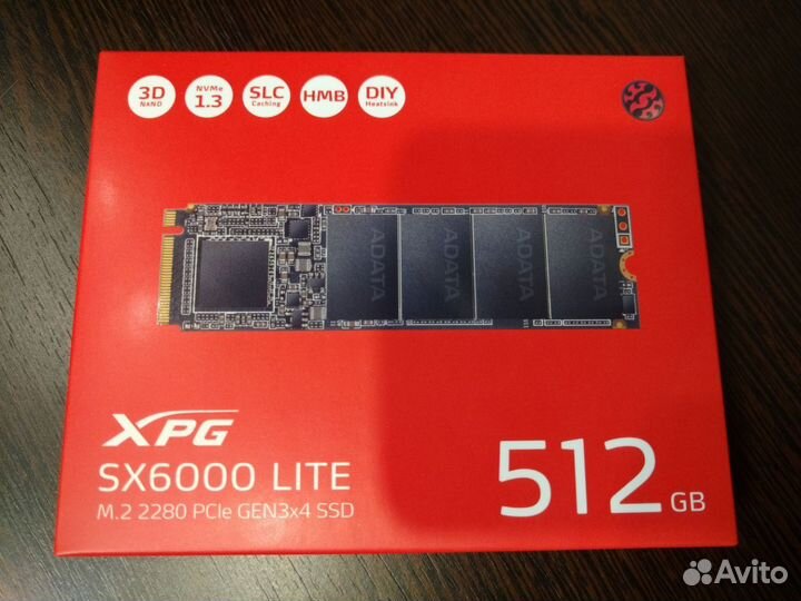 Adata XPG SX6000 Lite 512гб