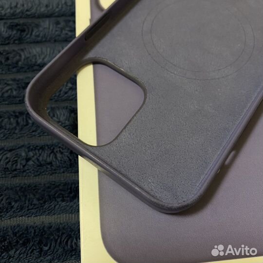 Apple Leather Case Wisteria 13 Pro Max