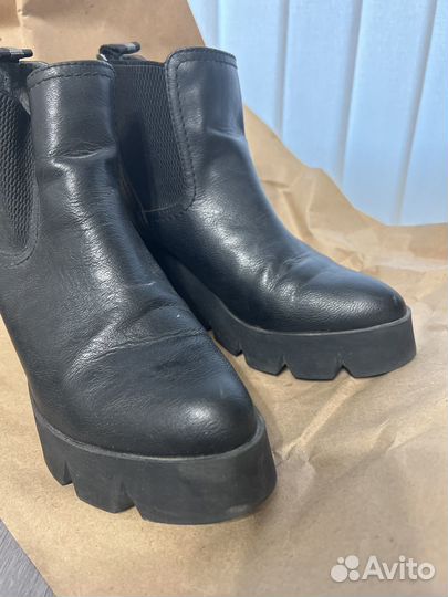 Ботинки кожзам