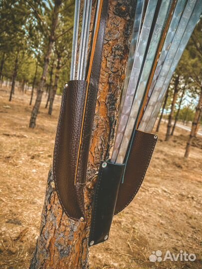 Чехол для шампуров из кожи