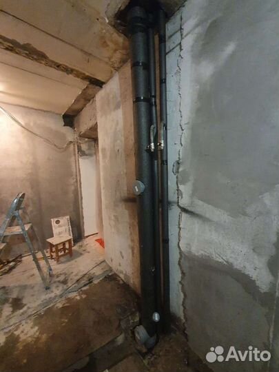 Замена стояков гвс,хвс, труб водоснабжения