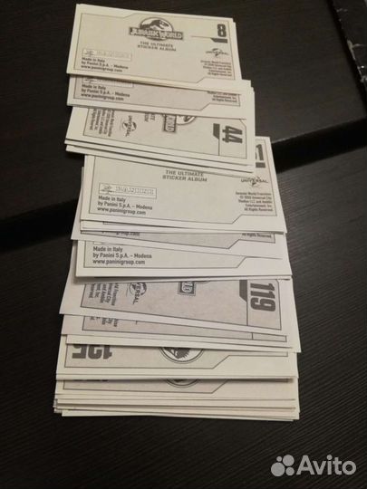 Наклейки Jurassic world продажа и обмен