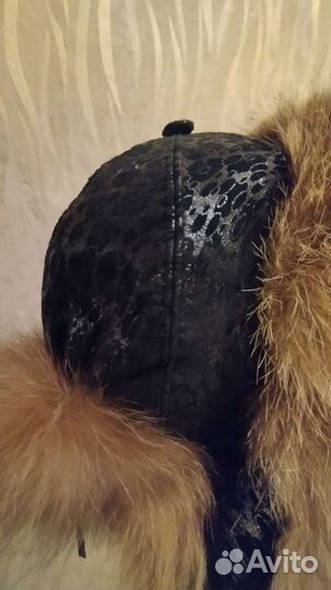 Женская шапка натуральный мех