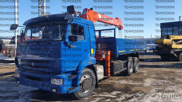 КамАЗ 65115-3094-48 с КМУ, 2023