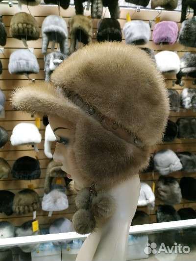 Шапка норковая новая женская