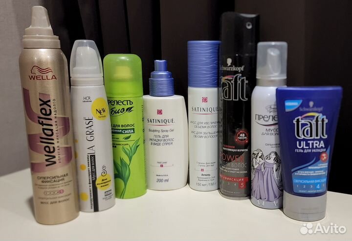 Мусс / гель / лак для волос