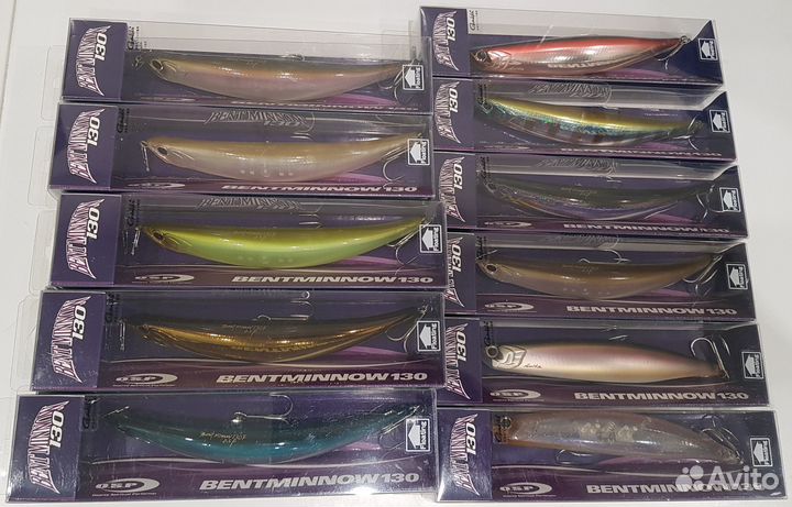 Воблеры OSP Bent Minnow 76F, 86F, 106F/SW, 130F/SW