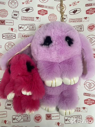 Кролик сумочка и брелок