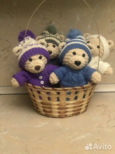 Вязаные игрушки ручной работы