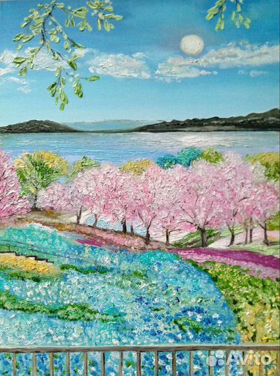 Картина маслом на холсте пейзаж