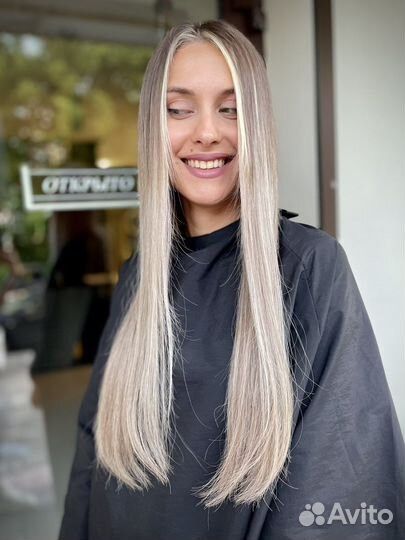 Наращивание и окрашивание волос