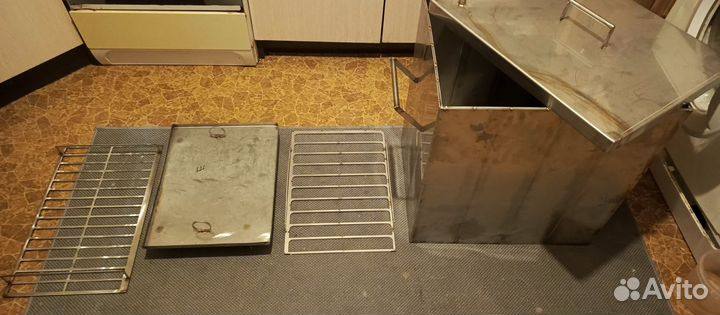 Коптильня горячего копчения из нержавейки