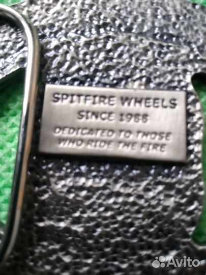 Пряжка для кожаного ремня Spitfire Wheels