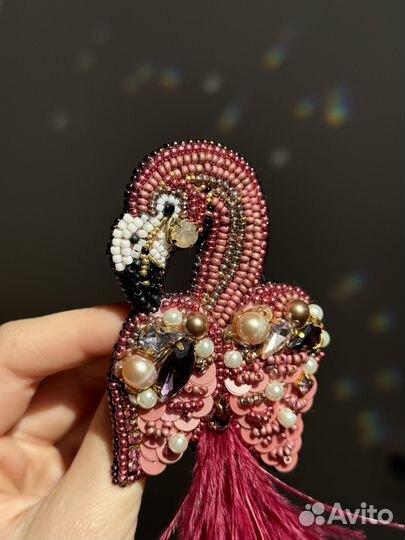 Брошь ручной работы