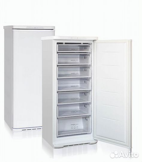 Морозильник Бирюса. 145 см. Новый